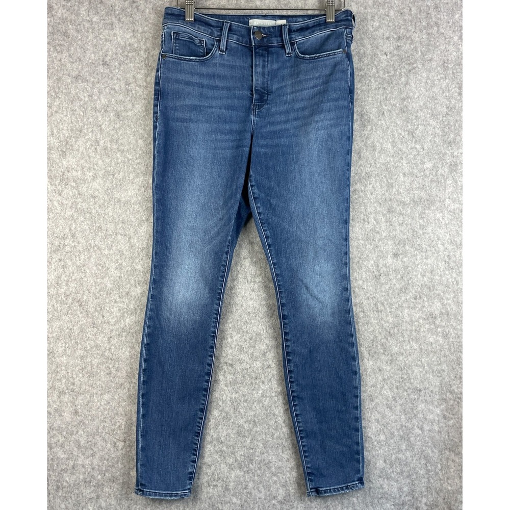 Athleta Sculptek Ultra Skinny Jeans‎ Womens 10 Blue Jeans Medium Wash Stretch